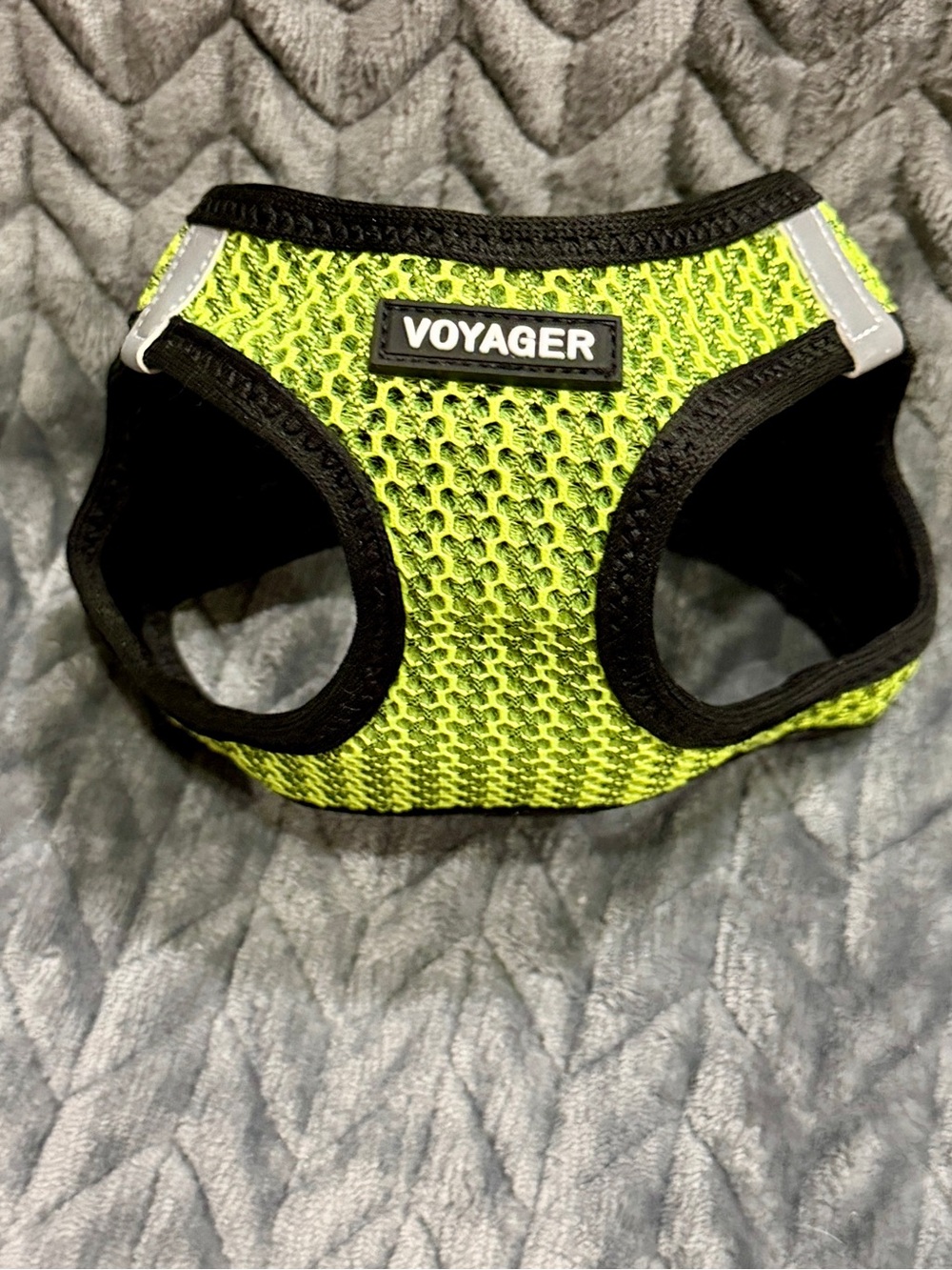 Voyager Neon Green Reflective Dog Harness - Breathable Vest